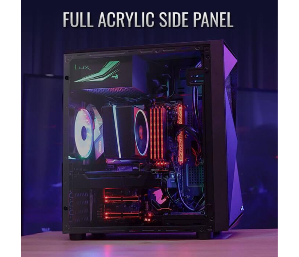 AeroCool PGS Glider Cosmo RGB Czarna - 623749 - zdjęcie 3